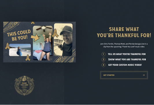 ENTER to be featured in the "Thank You Lord" OFFICIAL MUSIC VIDEO