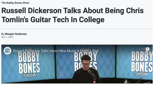 Russell Dickerson Talks About Being Chris Tomlin's Guitar Tech In College