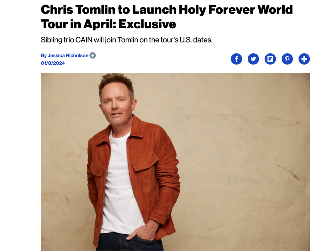 EXCLUSIVE: Billboard Announce Holy Forever World Tour