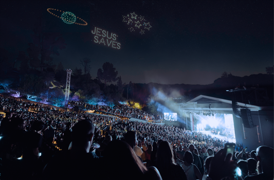 CHRIS TOMLIN SELLS OUT LOS ANGELES’  HISTORIC GREEK THEATRE: AND MAKES HISTORY WITH THE FIRST DRONE SHOW EVER  AT THE ICONIC VENUE